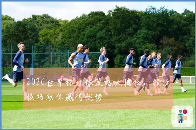 2026世界杯让球策略大揭秘，投注技巧助你赢得优势